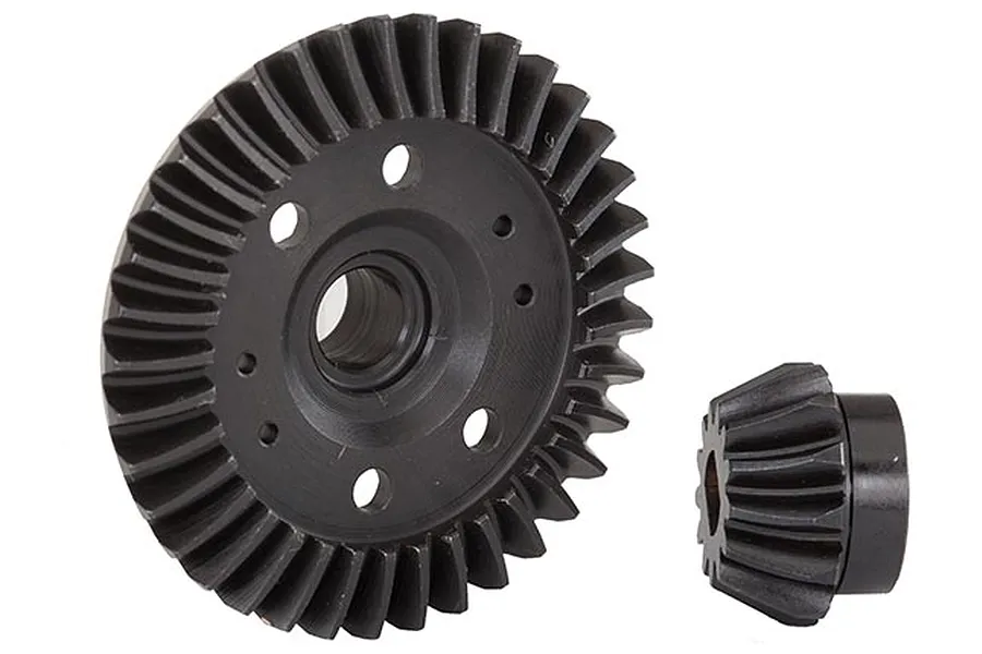 Traxxas Machined Spiral Cut Rear Differential Ring &amp;amp; Pinion Gears image 35916