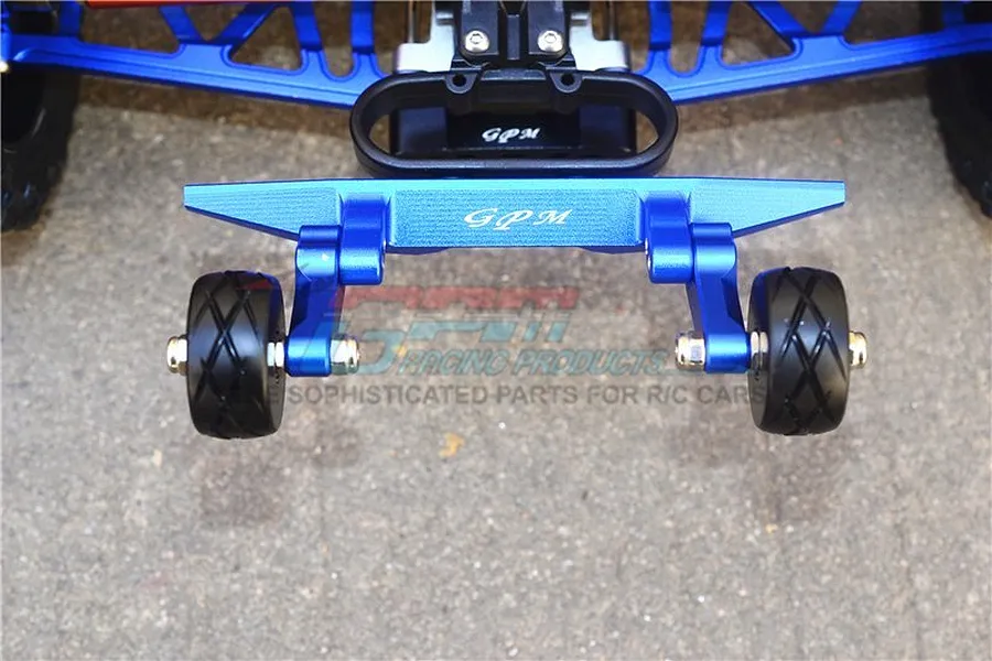 GPM Blue Aluminium Rustler 4x4 Adjustable Wheelie Bar image 2