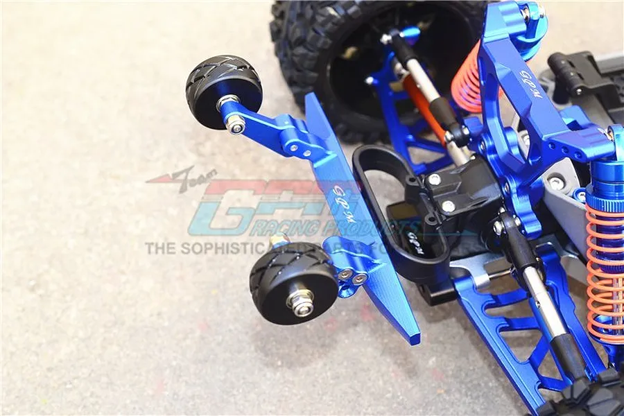 GPM Blue Aluminium Rustler 4x4 Adjustable Wheelie Bar image 3