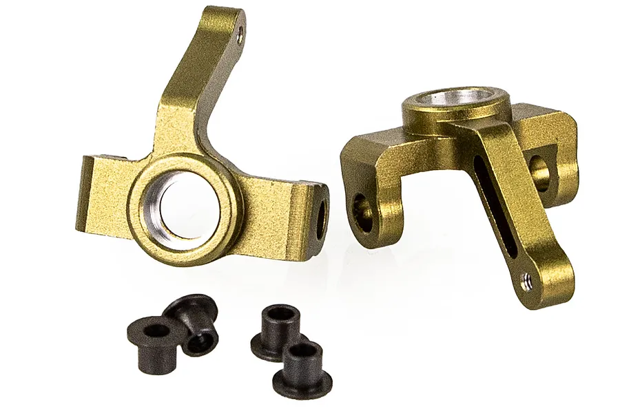 HSP RC4/Kulak Grey Aluminium Steering Hubs 2Pcs w/ Bushes image 36063