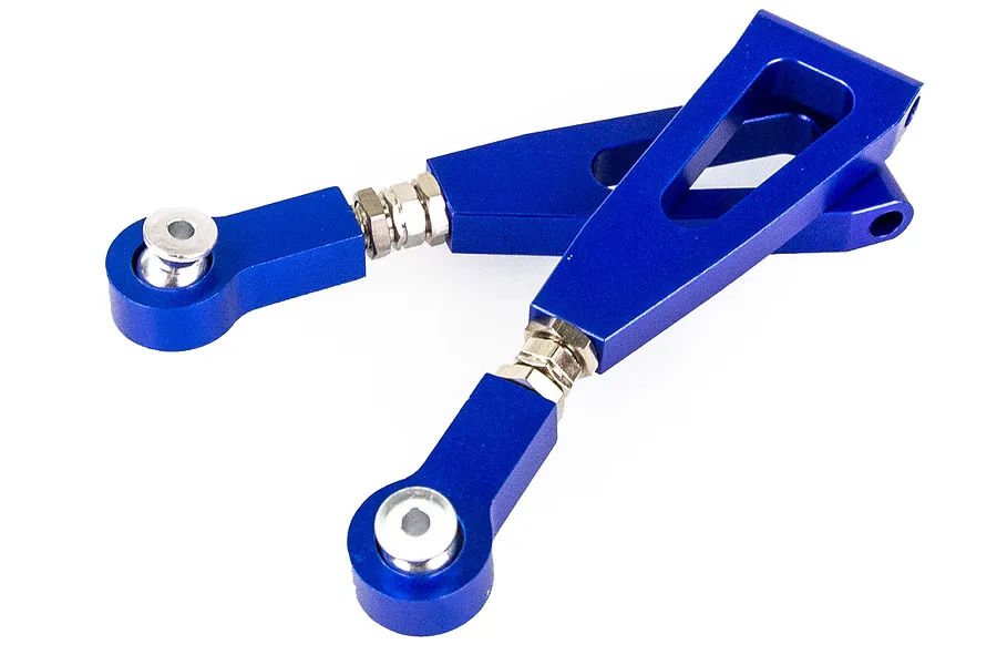 HSP Blue Aluminium Front Upper Suspension Arm Set image 36088