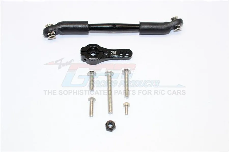 GPM Black Aluminium TRX-4 Servo Horn w/ Aluminium Linkage image 36118