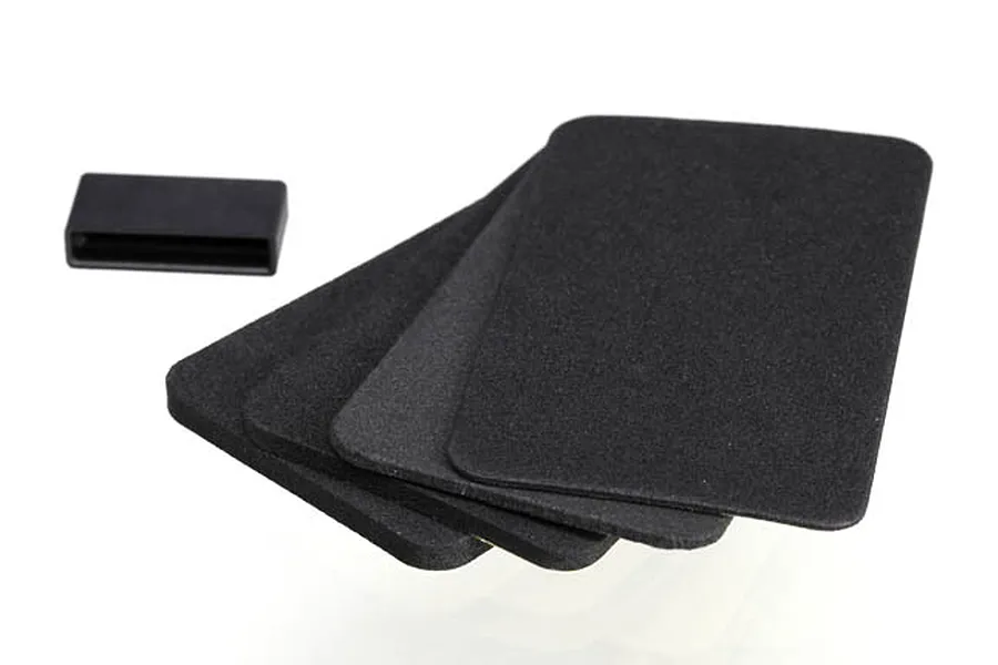 Traxxas TQI Docking Base Spacers, Grip Pads, Connector Dust Cover Set image 36127