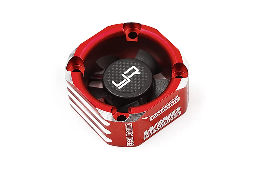 Yeah Racing Red Aluminium Case Booster 30x30x22mm High Speed Cooling Fan image 36241