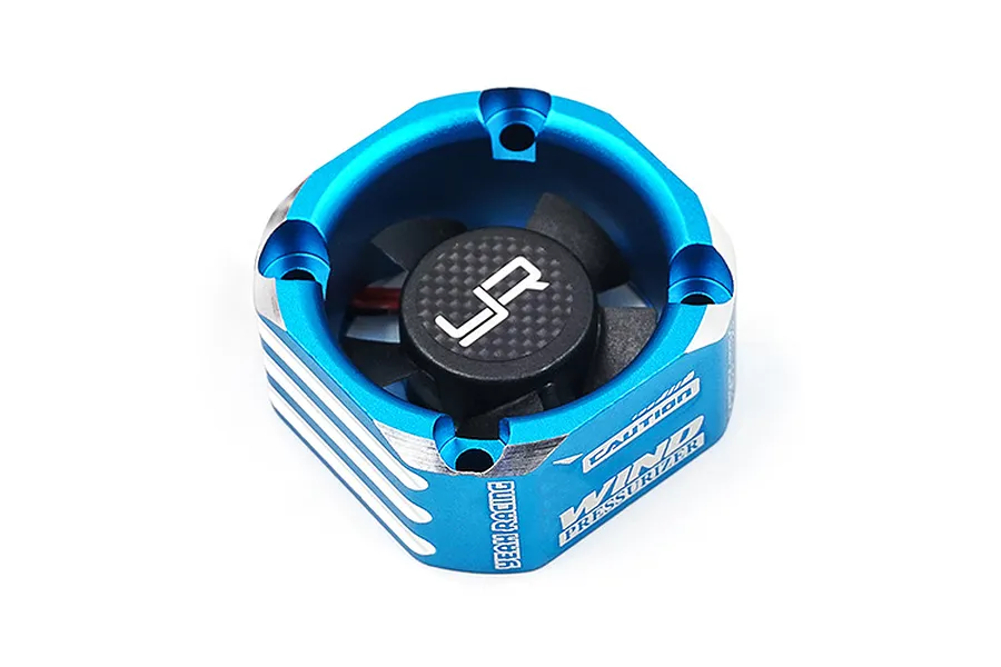Yeah Racing Blue Aluminium Case Booster 30x30x22mm High Speed Cooling Fan image 36245