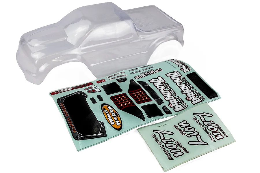 HSP 1/10 Binturong Truck Unpainted Body Shell image 36255