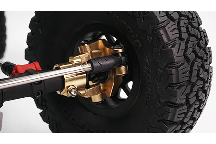 Yeah Racing SCX10 II High Mass Brass Left &amp;amp; Right C Hub Carrier Set 2Pcs image 36274