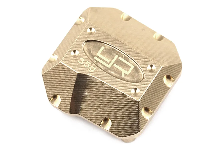 Yeah Racing SCX10 II High Mass 35g Brass Differential Cover 1Pc image 36284