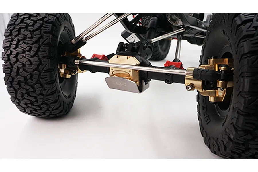 Yeah Racing SCX10 II High Mass 35g Brass Differential Cover 1Pc image 36285