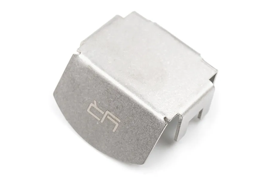 Yeah Racing Stainless Steel SCX10 II Front or Rear Differential Skid Plate 1Pc image 36287