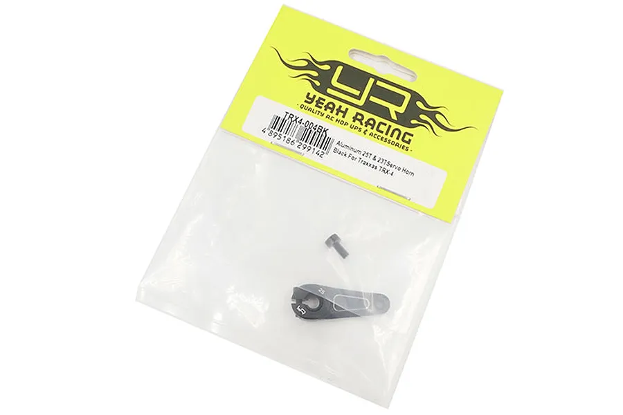 Yeah Racing TRX4 Black Aluminium 23T &amp;amp; 25T Servo Horn image 36293