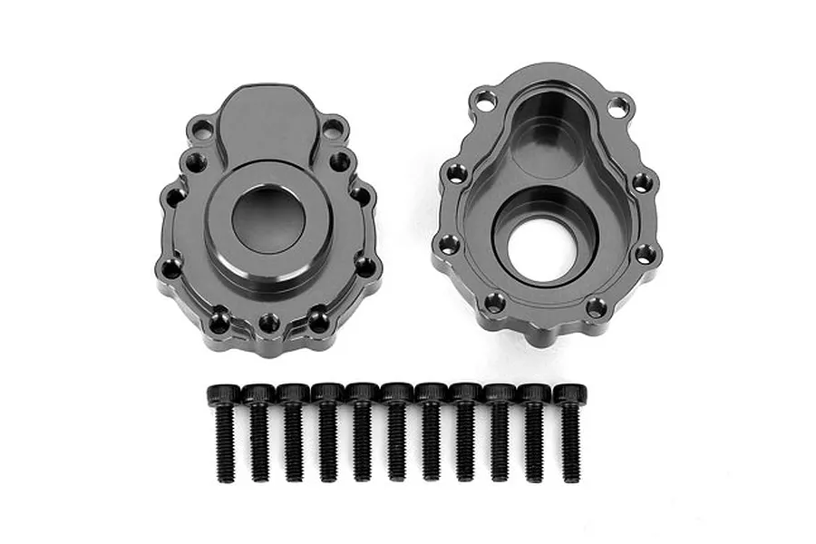 Traxxas TRX-4 Grey Aluminium (Left &amp;amp; Right) Front or Rear Outer Portal Drive Housing image 36384