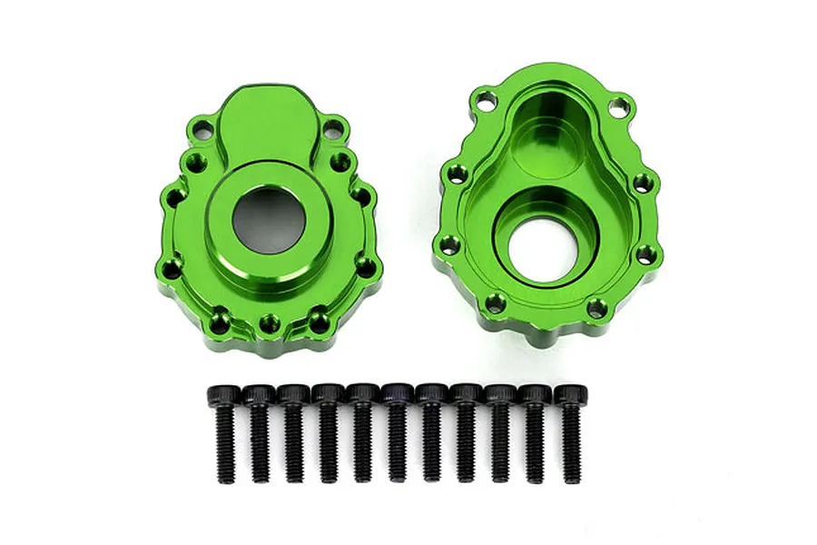 Traxxas TRX-4 Green Aluminium (Left &amp;amp; Right) Front or Rear Outer Portal Drive Housing image 36385