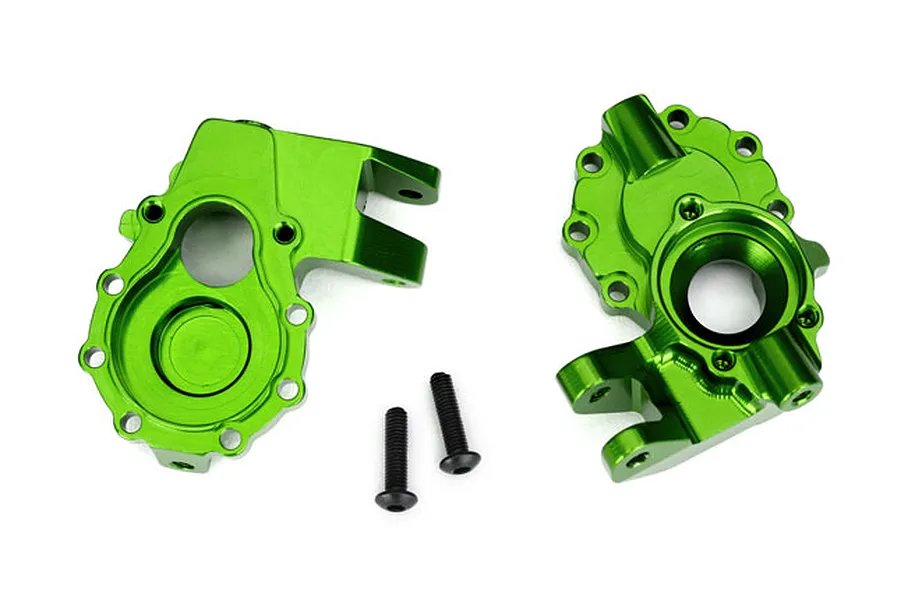 Traxxas TRX-4 Green Aluminium (Left &amp;amp; Right) Front Inner Portal Drive Housing image 36389