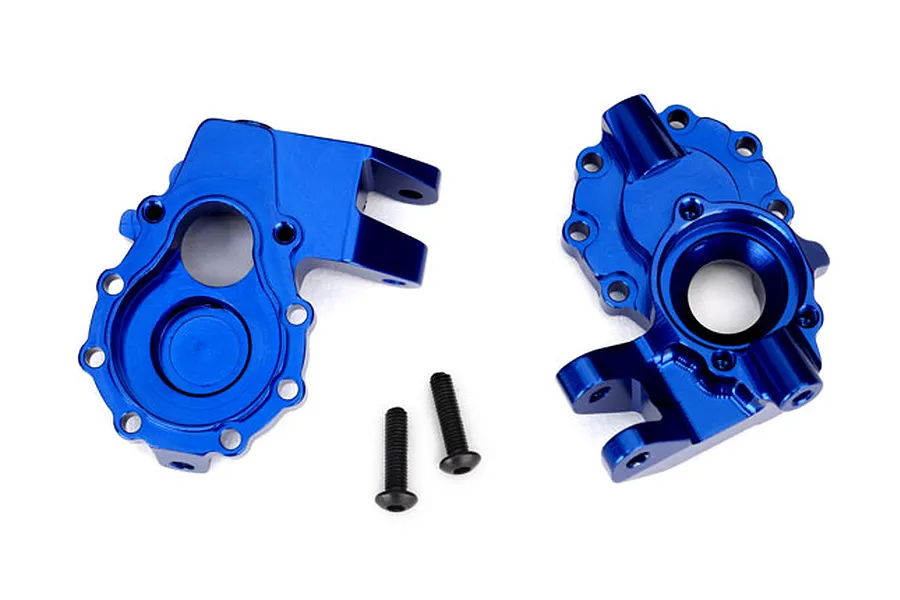 Traxxas TRX-4 Blue Aluminium (Left &amp;amp; Right) Front Inner Portal Drive Housing image 36391