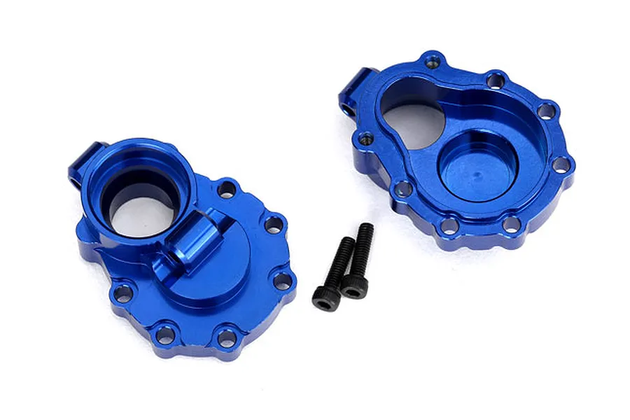 Traxxas TRX-4 Blue Aluminium (Left &amp;amp; Right) Rear Inner Portal Drive Housings image 36395