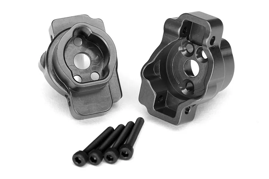 Traxxas TRX-4 Grey Aluminium (Left &amp;amp; Right) Rear Inner Portal Drive Housing image 36396