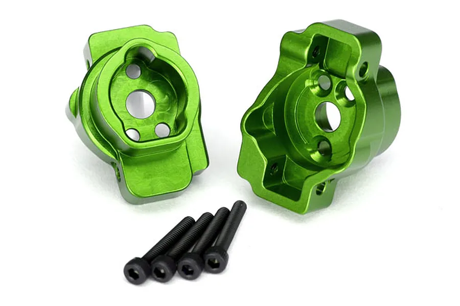 Traxxas TRX-4 Green Aluminium (Left &amp;amp; Right) Rear Inner Portal Drive Housing image 36397