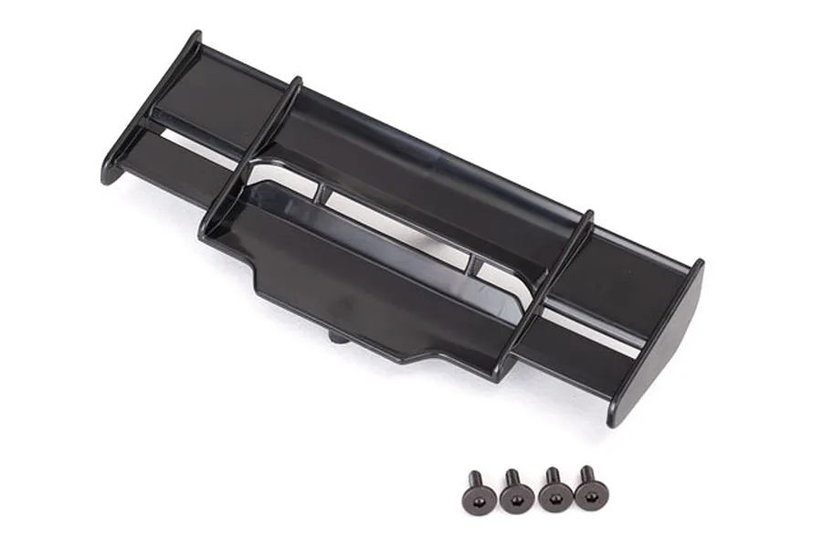 Traxxas Rustler 4x4 Wing (Black) w/ Screws image 36422