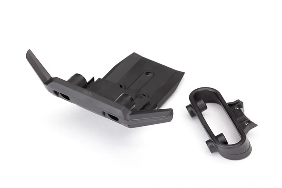 Traxxas Rustler 4x4 Front Bumper/Bumper Mount (Black) image 36457