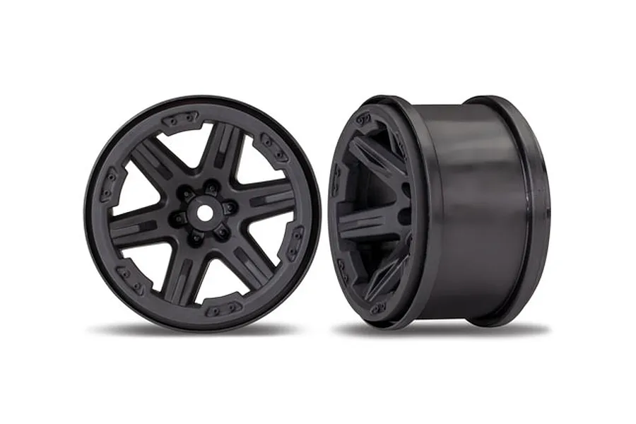 Traxxas 2.8&amp;quot; RXT Black Rims 2Pcs image 36523