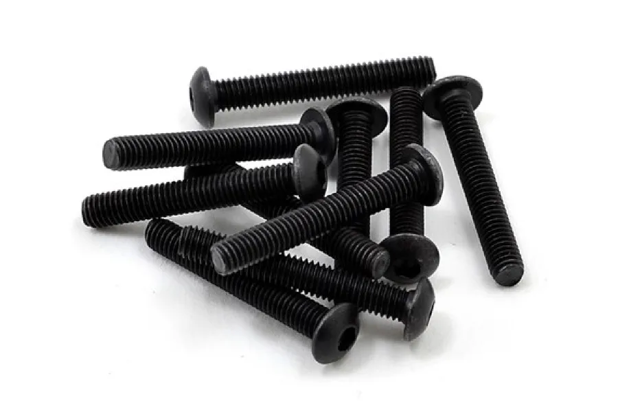 TLR 3x20mm Fine Thread Button Head Screws 10Pcs image 36578