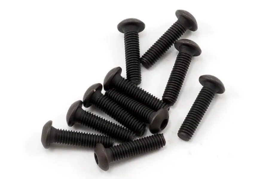 TLR 3x12mm Fine Thread Button Head Screws 10Pcs image 36580