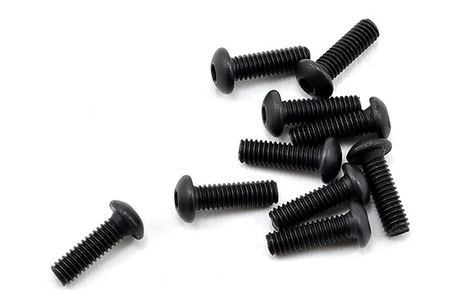 TLR 2.5x8mm Fine Thread Button Head Screws 10Pcs image 36581