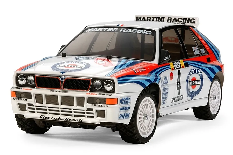 Tamiya TT-02 Lancia Delta Integrale RC Rally Car Electric 4WD 1/10 Scale Kit (no ESC) image 36624
