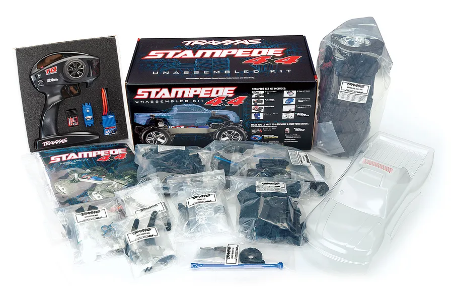 Traxxas Stampede 4x4 RC Monster Truck Electric 4WD 1/10 Scale Kit image 36744