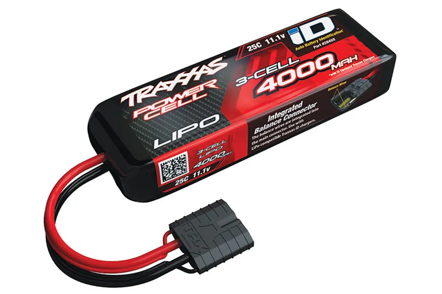 Traxxas Power Cell 11.1v 4000mAh 25C iD LiPo Battery image 36797