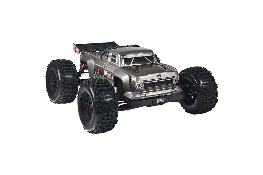 ARRMA Outcast BLX (V4) RC Truggy Electric Brushless 1/8 Scale RTR - Grey image 36870