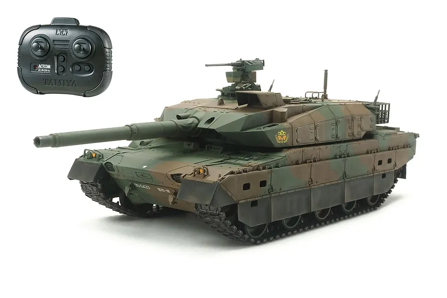 Tamiya 1/35 Japanese JGSDF Type 10 Scaled RC Tank Kit w/ Controller image 36931