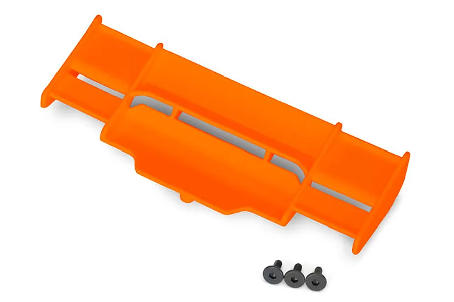 Traxxas Rustler 4x4 Wing (Orange) w/ Screws image 36952