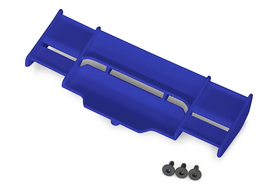 Traxxas Rustler 4x4 Wing (Blue) w/ Screws image 36953