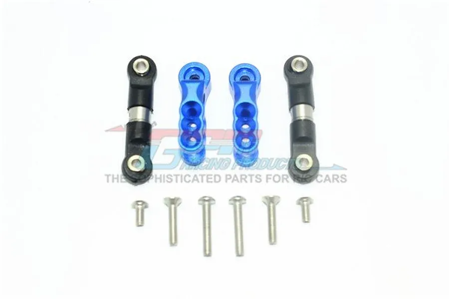 GPM Blue Aluminium E-Revo VXL 2.0 23T Servo Horn &amp;amp; Steering Linkages 2Pcs image 36972