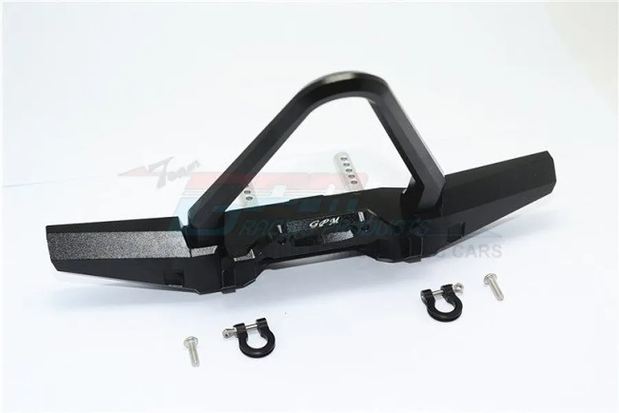 GPM Black Aluminium SCX10 II Front Bumper w/ D Rings image 36979