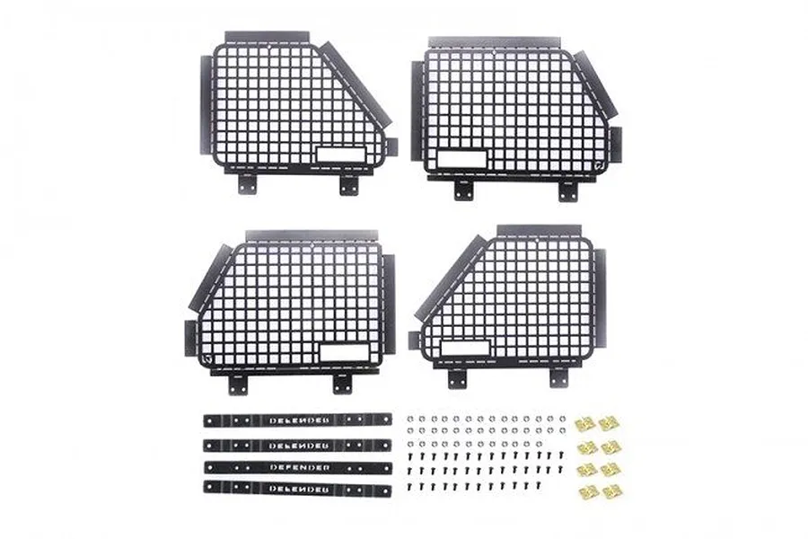 GPM Aluminium TRX-4 Defender Side Window Folding Guard Set image 37000