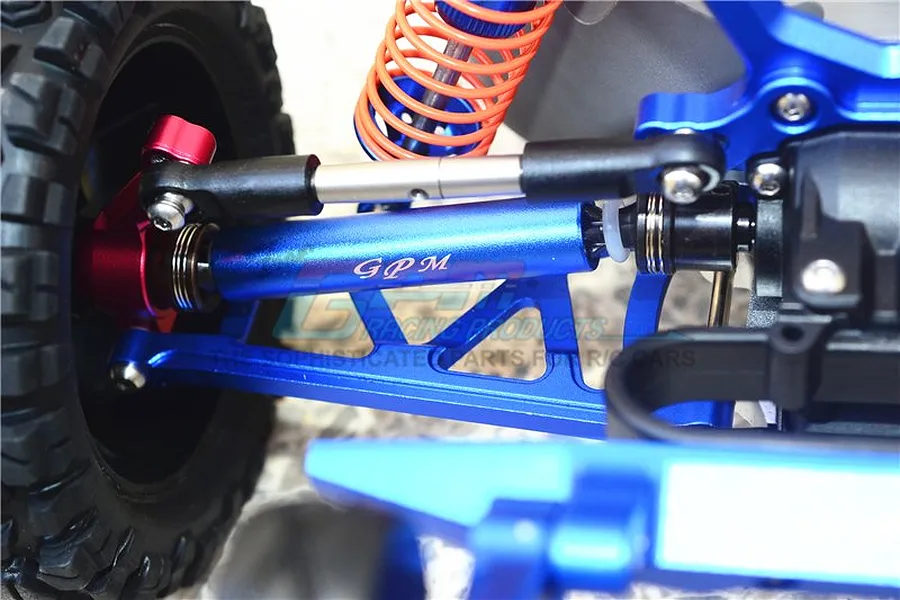 GPM Blue Steel Traxxas Rustler 4x4 Rear Universal Drive Shafts 2Pcs w/ 12mm Hexes image 37013