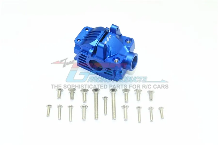 GPM Blue Aluminium Front Differential Housing Set image 37019