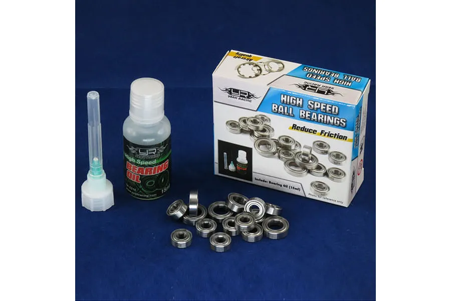 Yeah Racing Metal Shielded Ball Bearing Kit for Tamiya TT-02 image 37149
