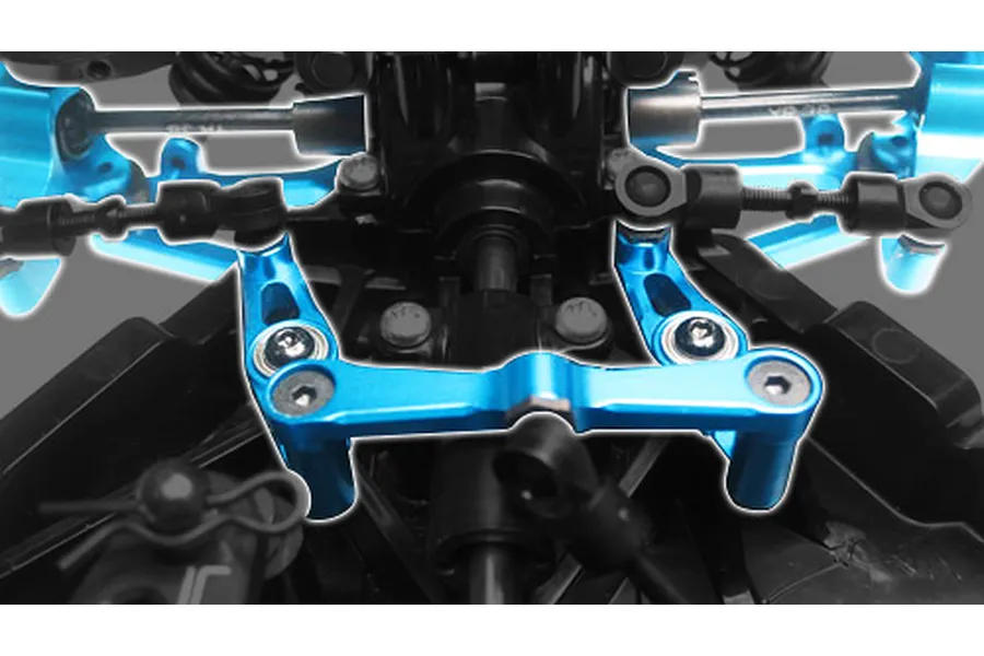 Yeah Racing Aluminium Tamiya TT-02 Essential Upgrade Set - Red image 37162