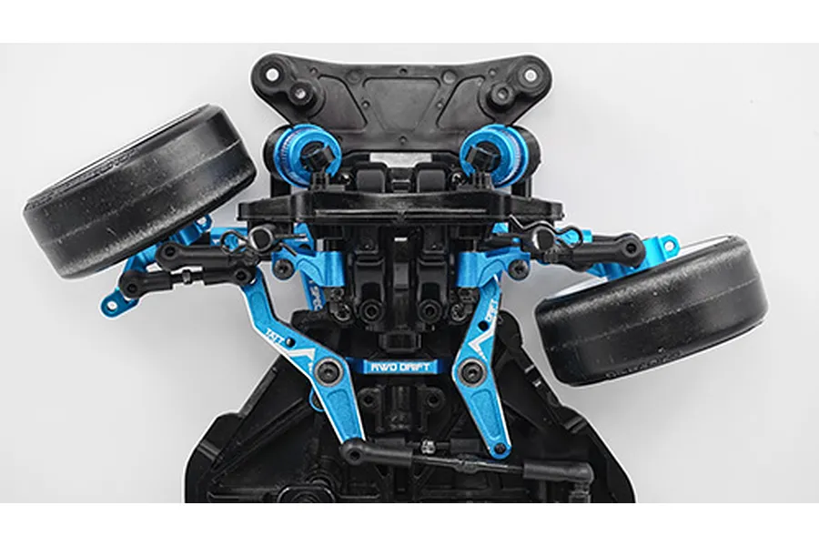 Yeah Racing Blue Aluminium Tamiya TT-02 RWD Performance Conversion Kit image 37168