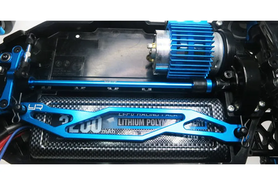 Yeah Racing Blue Aluminium TT-02 Battery Hold Down image 37185