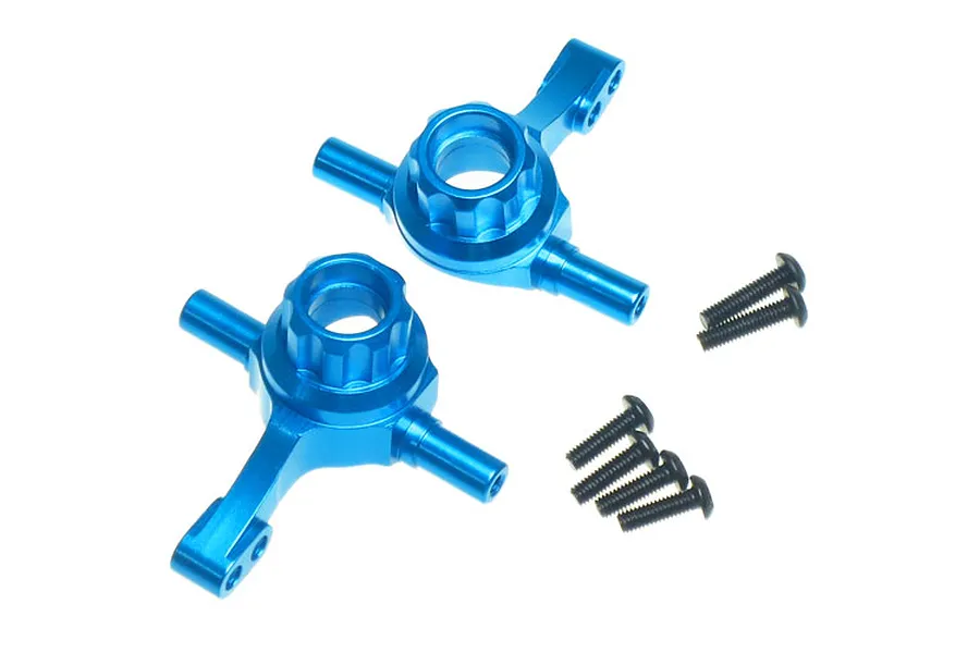 Yeah Racing Blue Aluminium Tamiya TT-02 Steering Hub Set image 37198