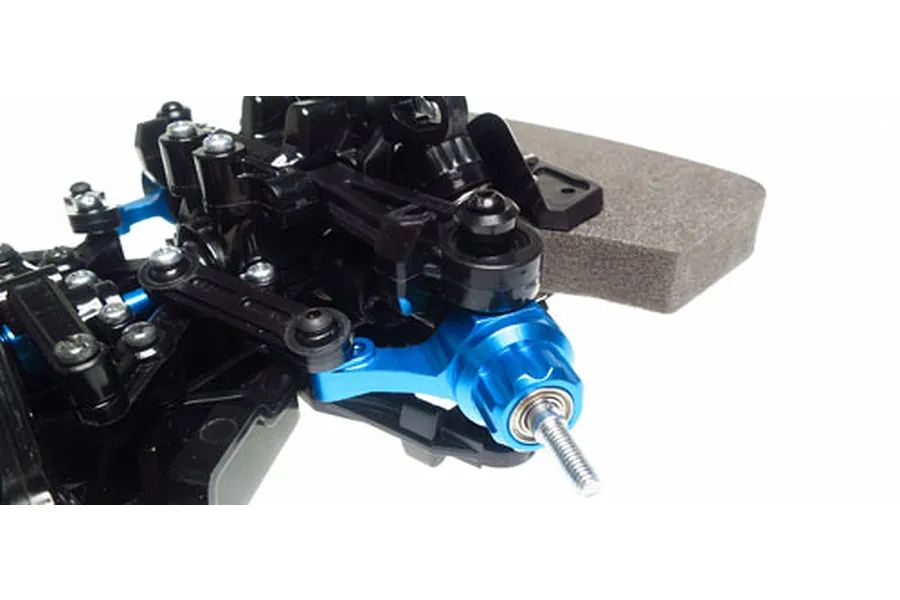 Yeah Racing Blue Aluminium Tamiya TT-02 Steering Hub Set image 37199