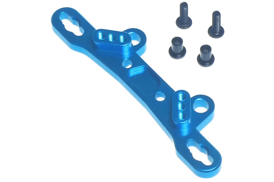 Yeah Racing Blue Aluminium Tamiya TT-02 Front or Rear Shock Tower 1Pc image 37247