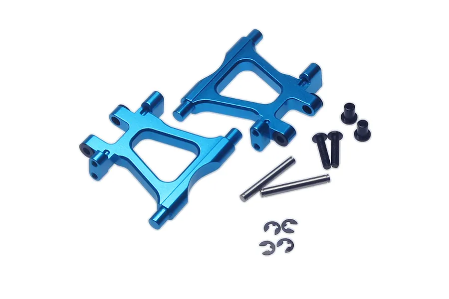 Yeah Racing Blue Aluminium Tamiya TT-02 Rear Lower Suspension Arms 2Pcs image 37261