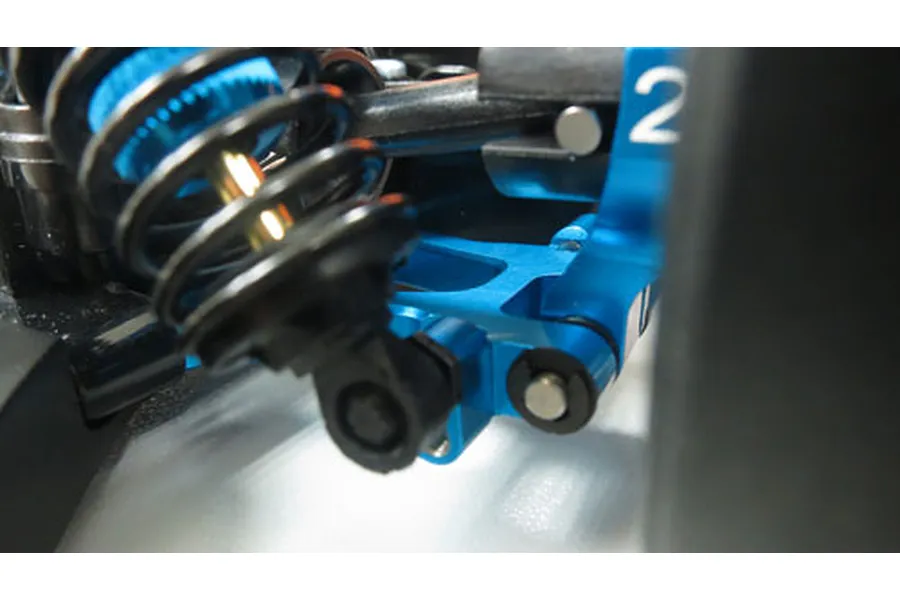 Yeah Racing Blue Aluminium Tamiya TT-02 Rear Lower Suspension Arms 2Pcs image 37263