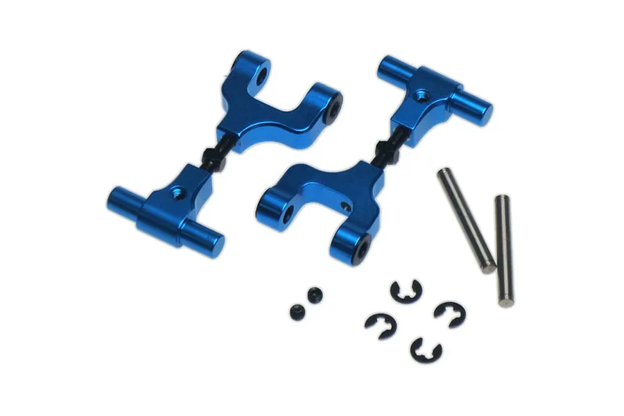Yeah Racing Blue Aluminium Tamiya TT-02 Adjustable Rear Upper Suspension Arms 2Pcs image 37274